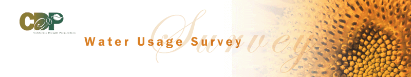 Water Usage Survey
